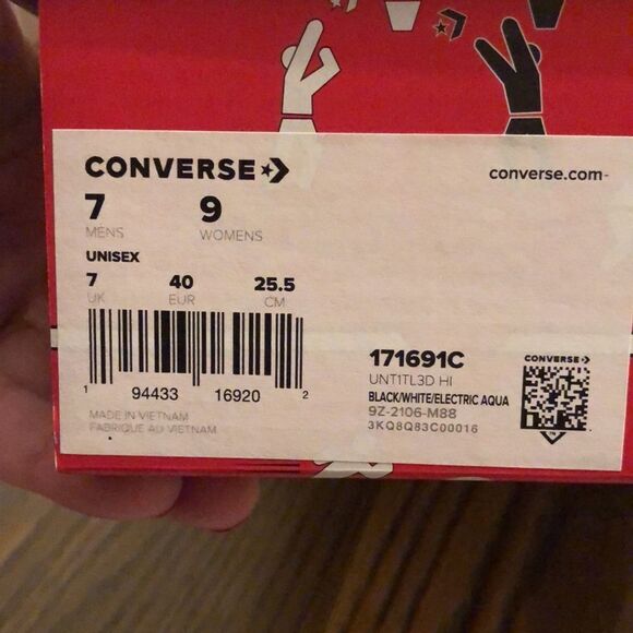 Converse NBA JAM shoes, unisex, mens size 7, womens size 9, New in box!! - Picture 8 of 8